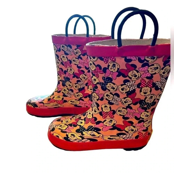 Western Chief Minnie Mouse Girls rain boots size 11/12. Multi pics with measures - Picture 1 of 16